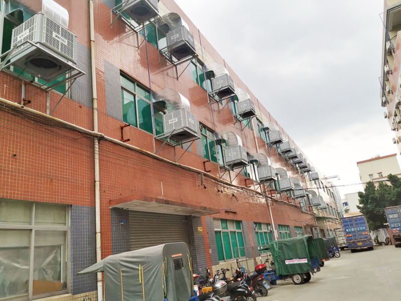 星科環?？照{為服裝廠降溫通風